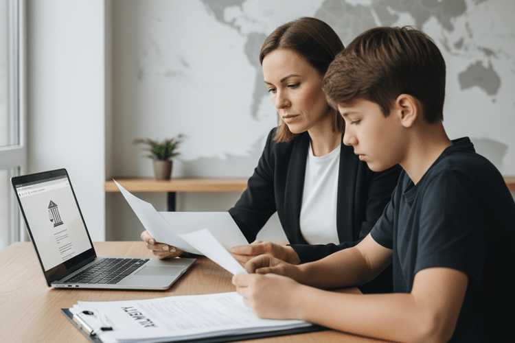 alimenty z za granicy